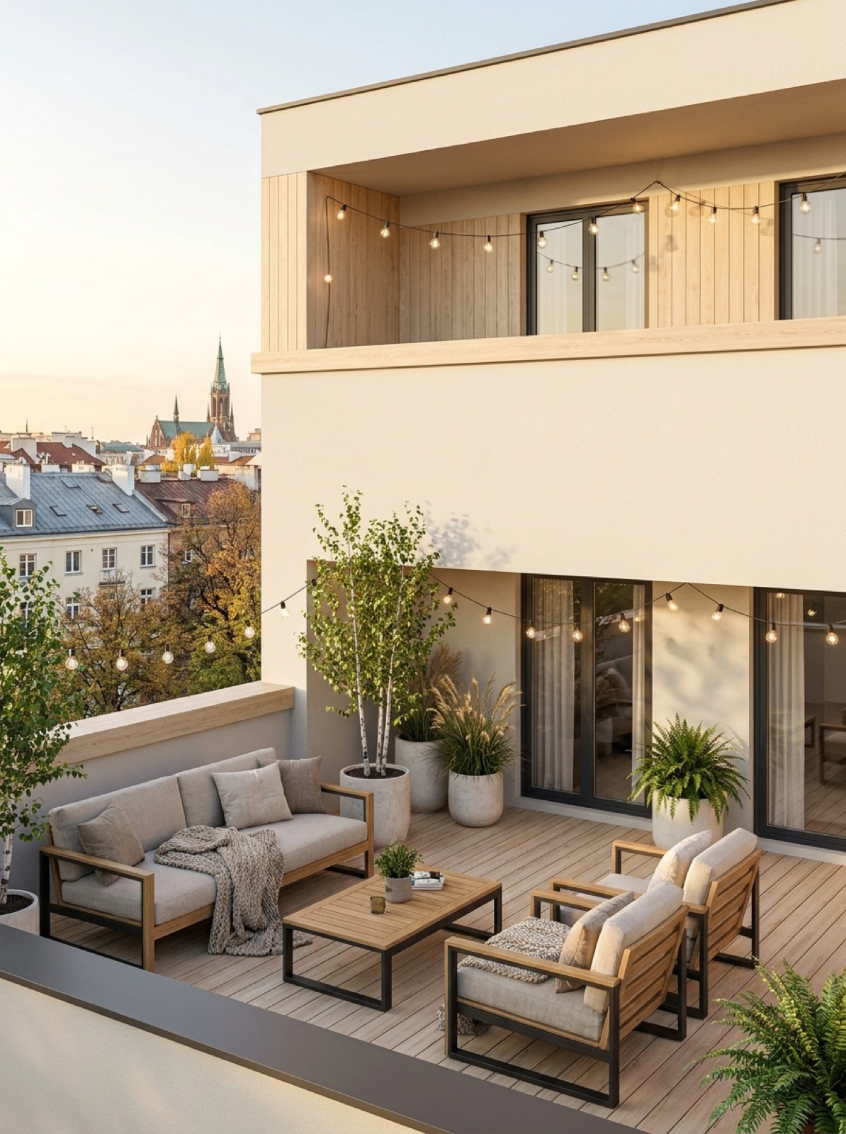 Terrace scene